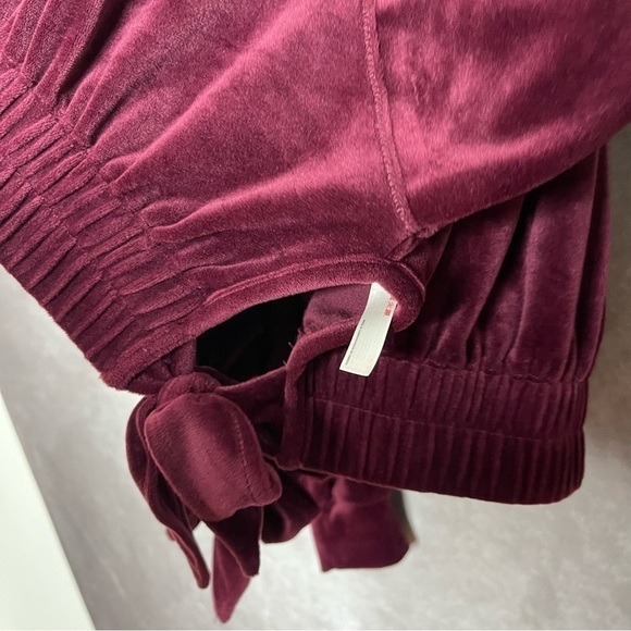 Daily Practice By Anthropologie Side-Tie Velvet Cowlneck Pullover Sweatshirt S - Picture 9 of 10